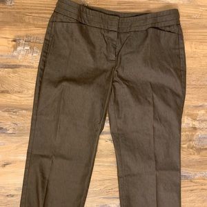 Brown dress capris from New York and Company